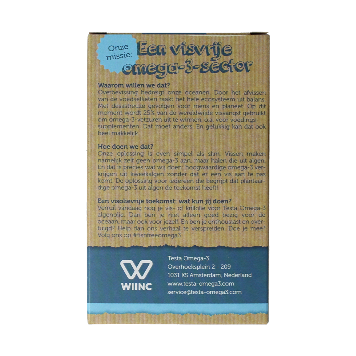Testa Omega 3 algenolie 300mg DHA + 150mg EPA vegan 45.00 Softgels