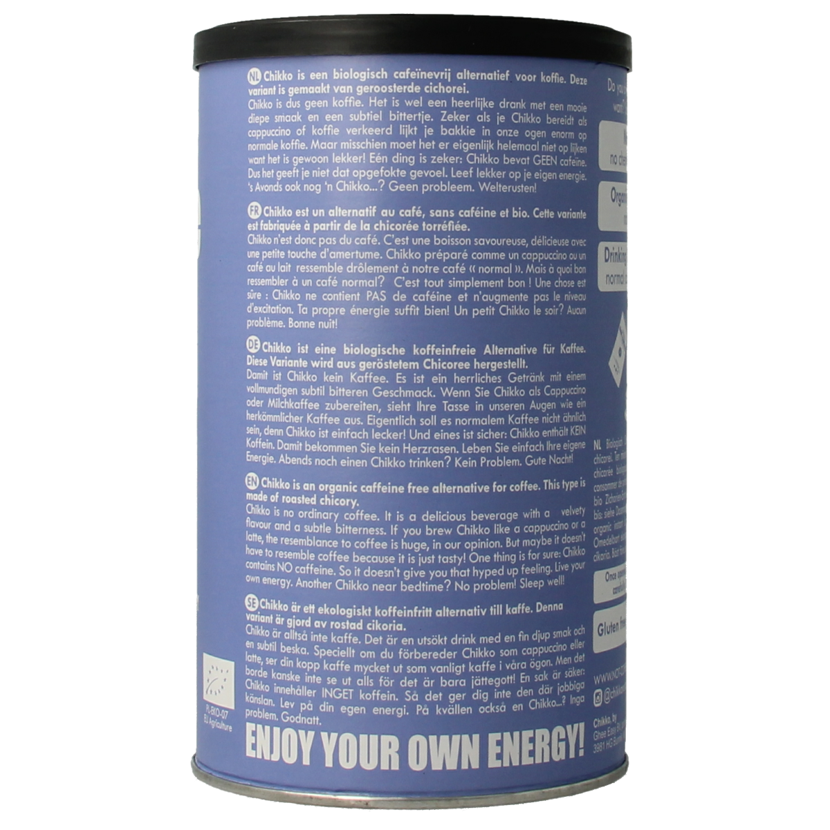 Chikko Not coffee cichorei geroosterd bio 150.00 Gram