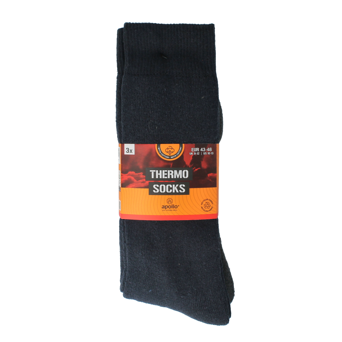 Apollo Thermosok 43-46 assorti donker 3.00 Paar