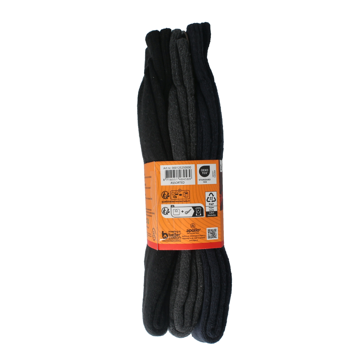 Apollo Thermosok 43-46 assorti donker 3.00 Paar