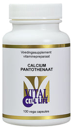 Vital Cell Life Vitamine B5 calciumpantothenaat 200mg 100.00 Capsules