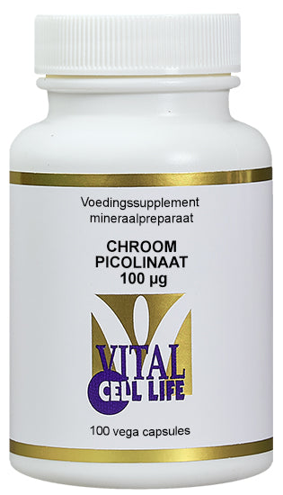 Vital Cell Life Chroom picolinaat 100 mcg 100.00 Capsules