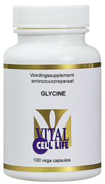 Vital Cell Life Glycine 500mg 100.00 Vegetarische capsules