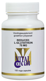 Vital Cell Life L-Glutathion 75mg reduced 100.00 Capsules