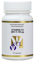 Vital Cell Life Vitamine K2 MK7 100mcg 30.00 Vegetarische capsules