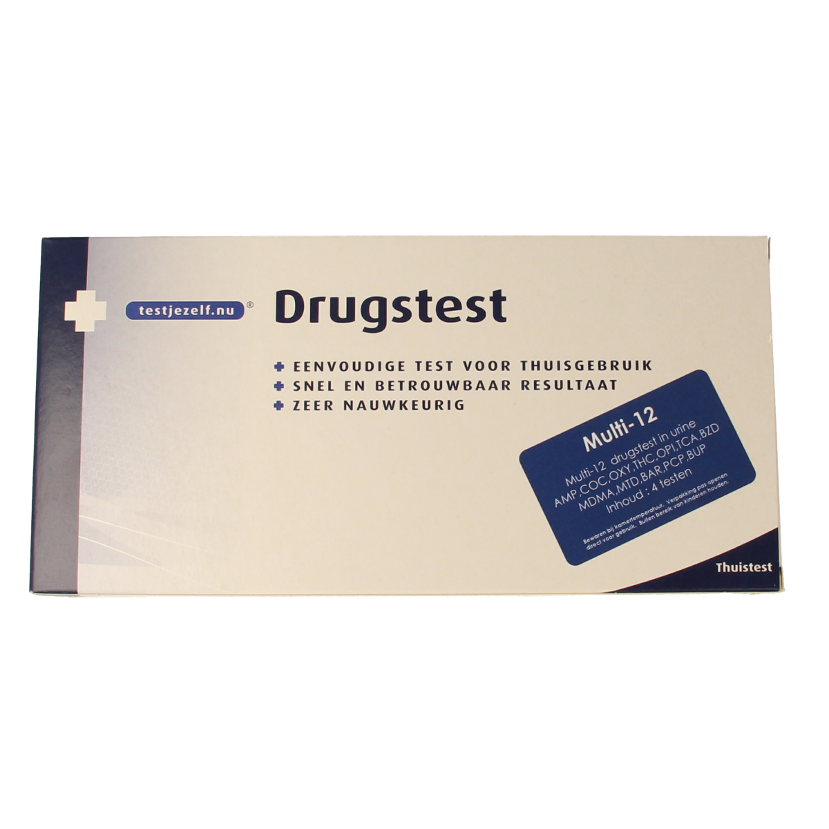 Testjezelf.nu Multidrugtest 12 urine 4.00 Stuks