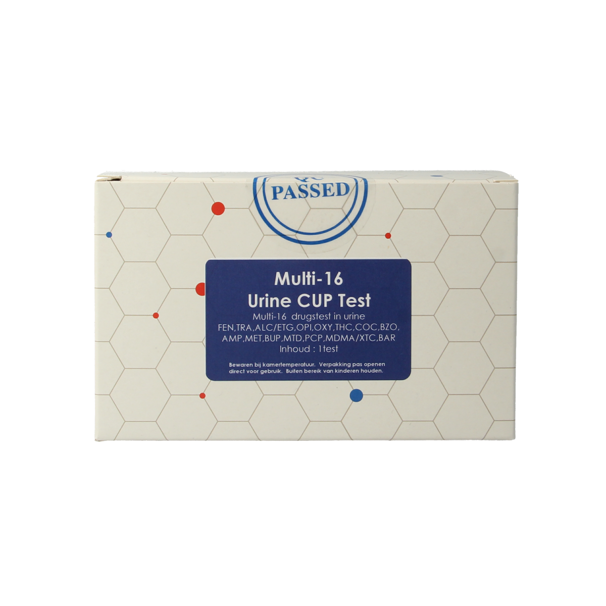Testjezelf.nu Multi 16 drugstest cup urine 1.00 Stuks
