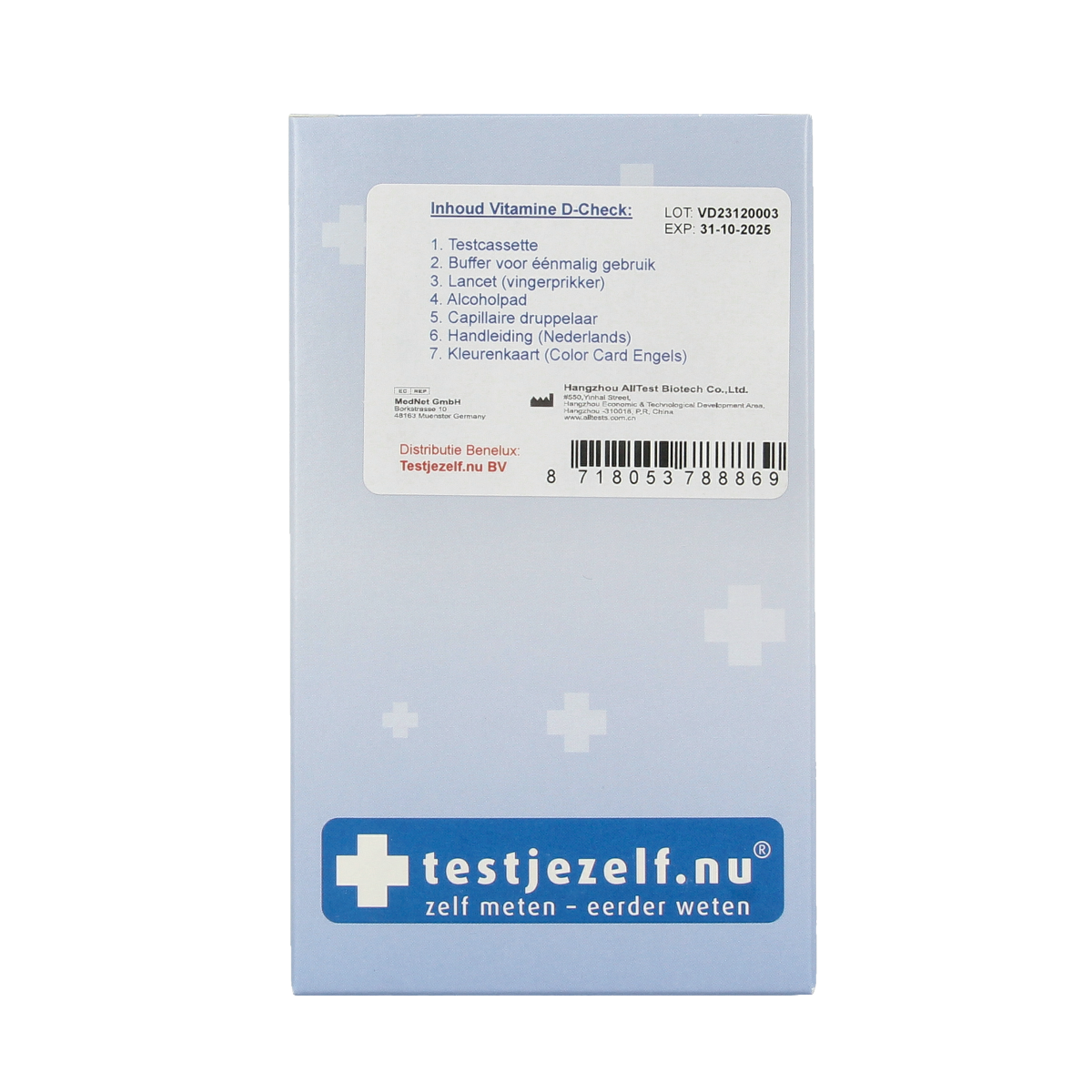 Testjezelf.nu Vitamine D check 1.00 Stuks