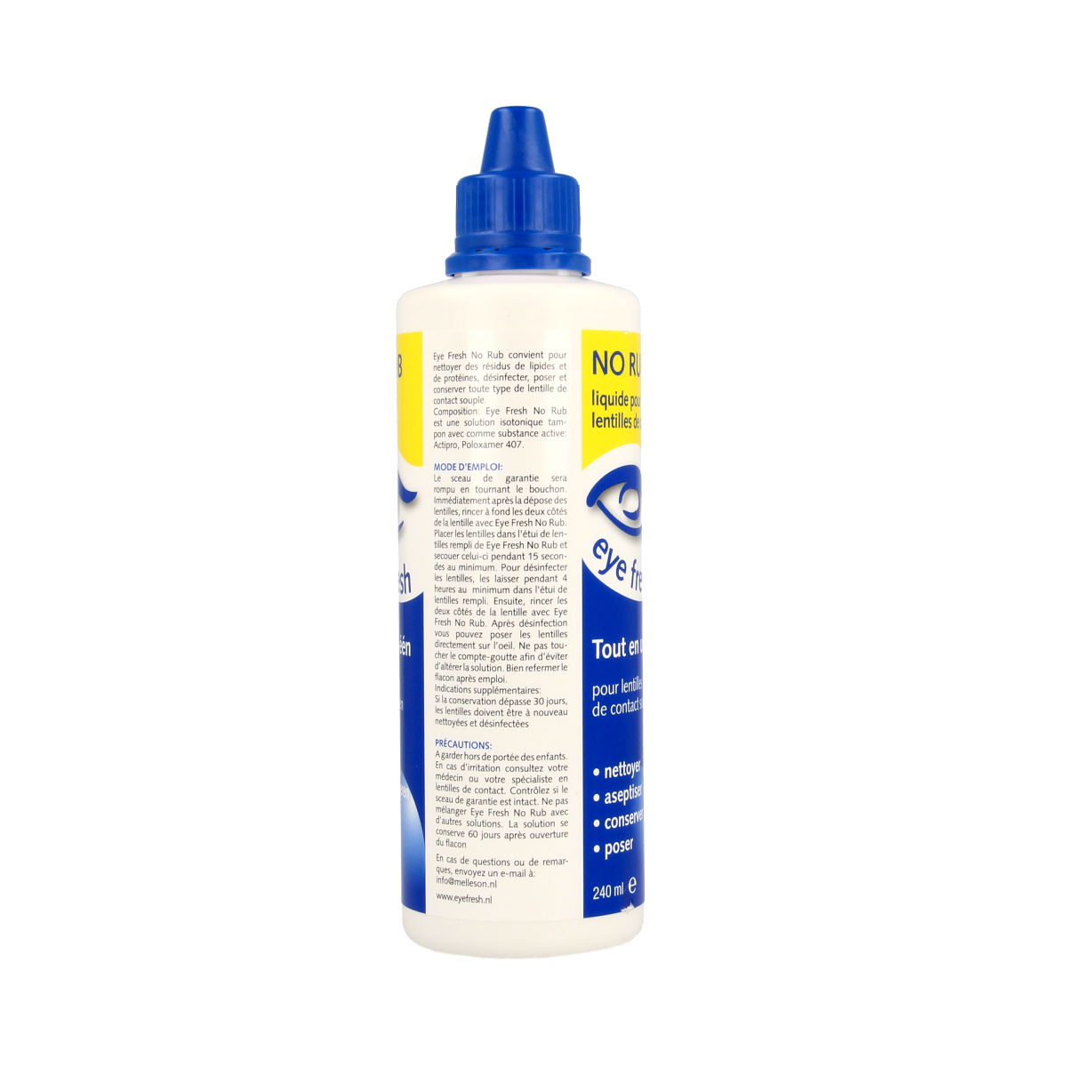 Eyefresh No rub alles-in-1 vloeistof zachte lenzen 240.00 Milliliter