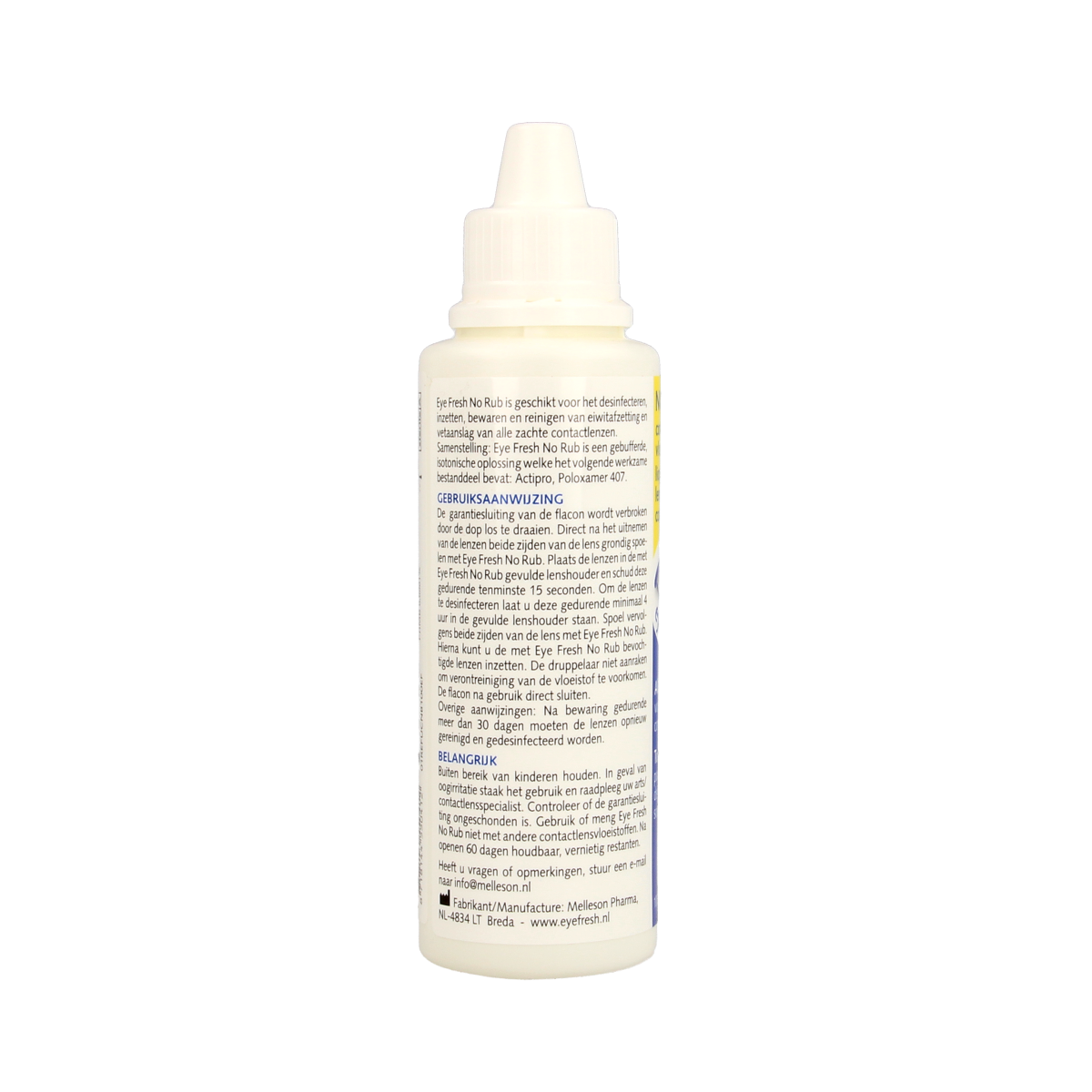 Eyefresh No rub alles-in-1 vloeistof zachte lenzen 100.00 Milliliter
