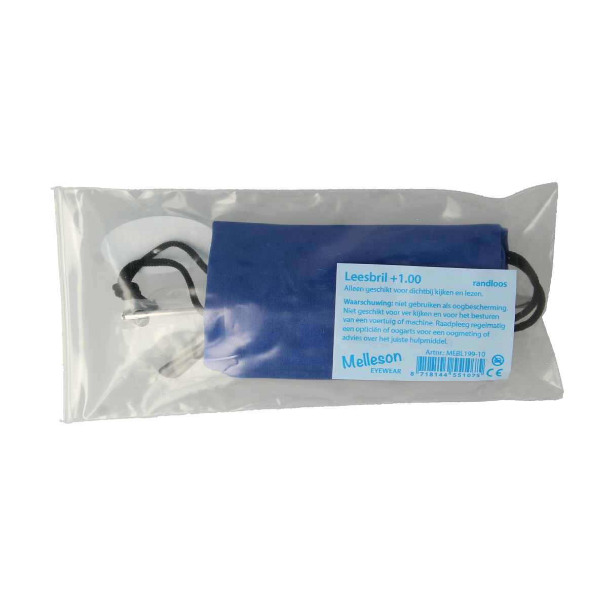 IBD Leesbril universeel randloos +1.00 1.00 Stuks