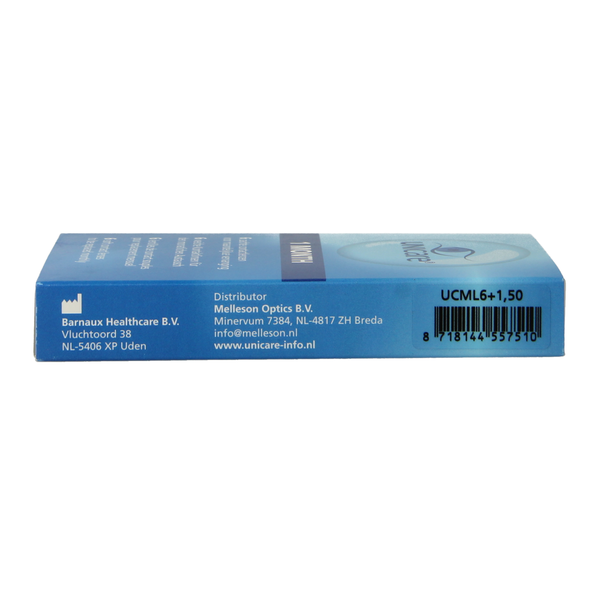 Unicare Maandlenzen +1.50 6.00 Stuks