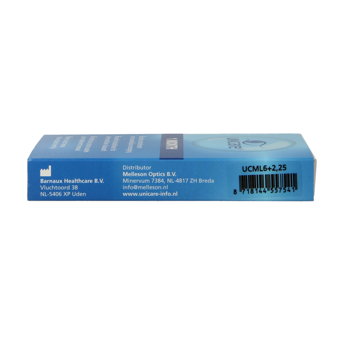 Unicare Maandlenzen +2.25 6.00 Stuks