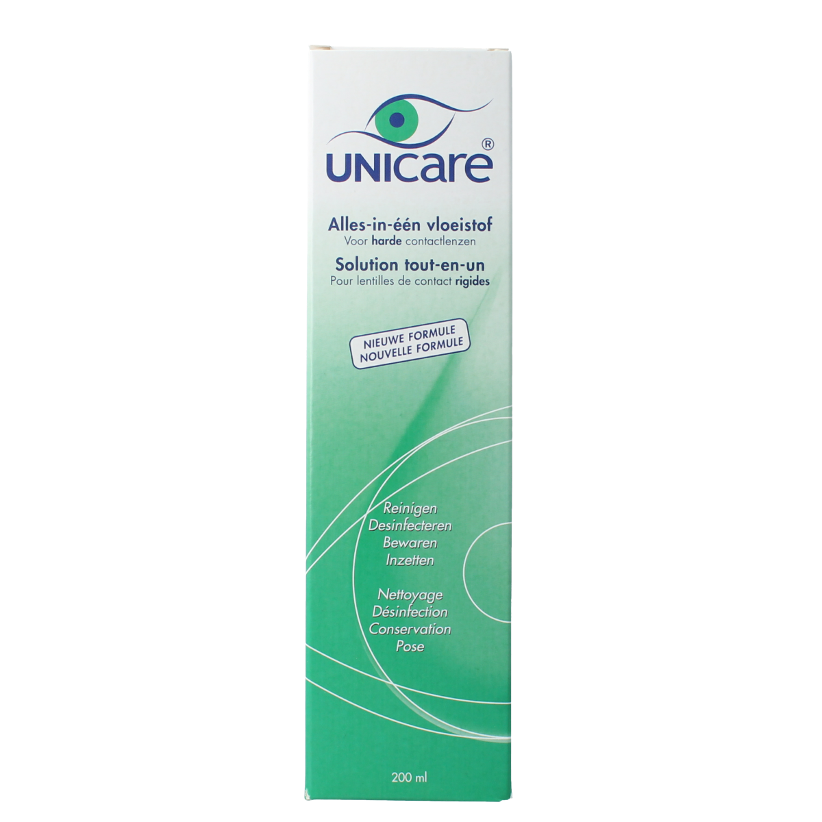 Unicare Alles-in-een vloeistof harde lenzen 200.00 Milliliter
