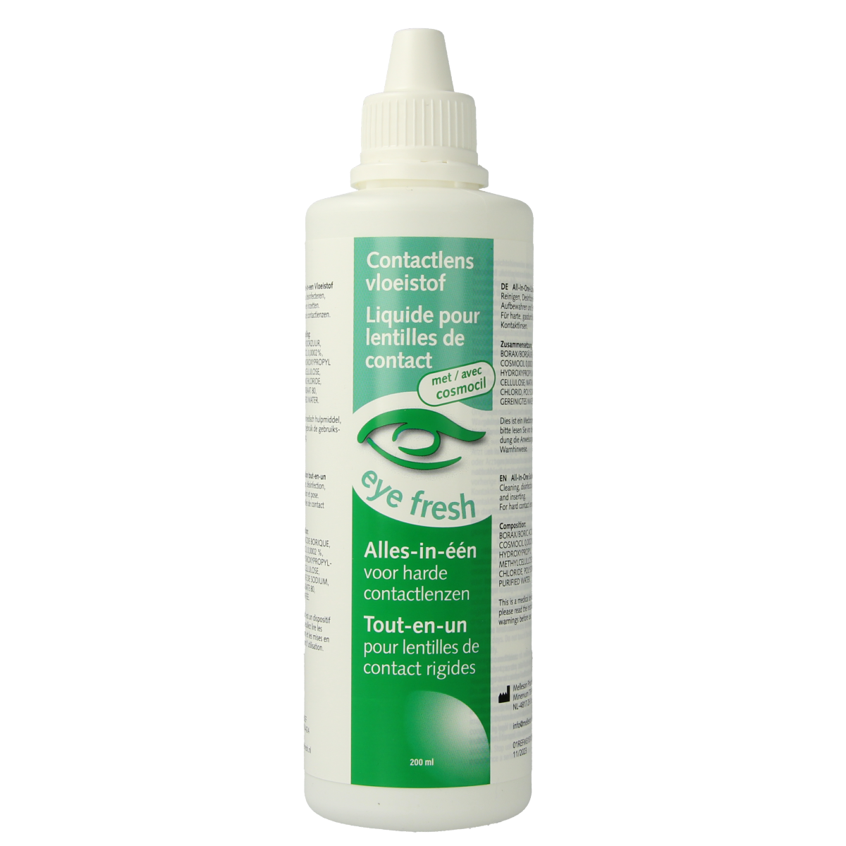 Eyefresh Alles-in-1 vloeistof harde lenzen 200.00 Milliliter