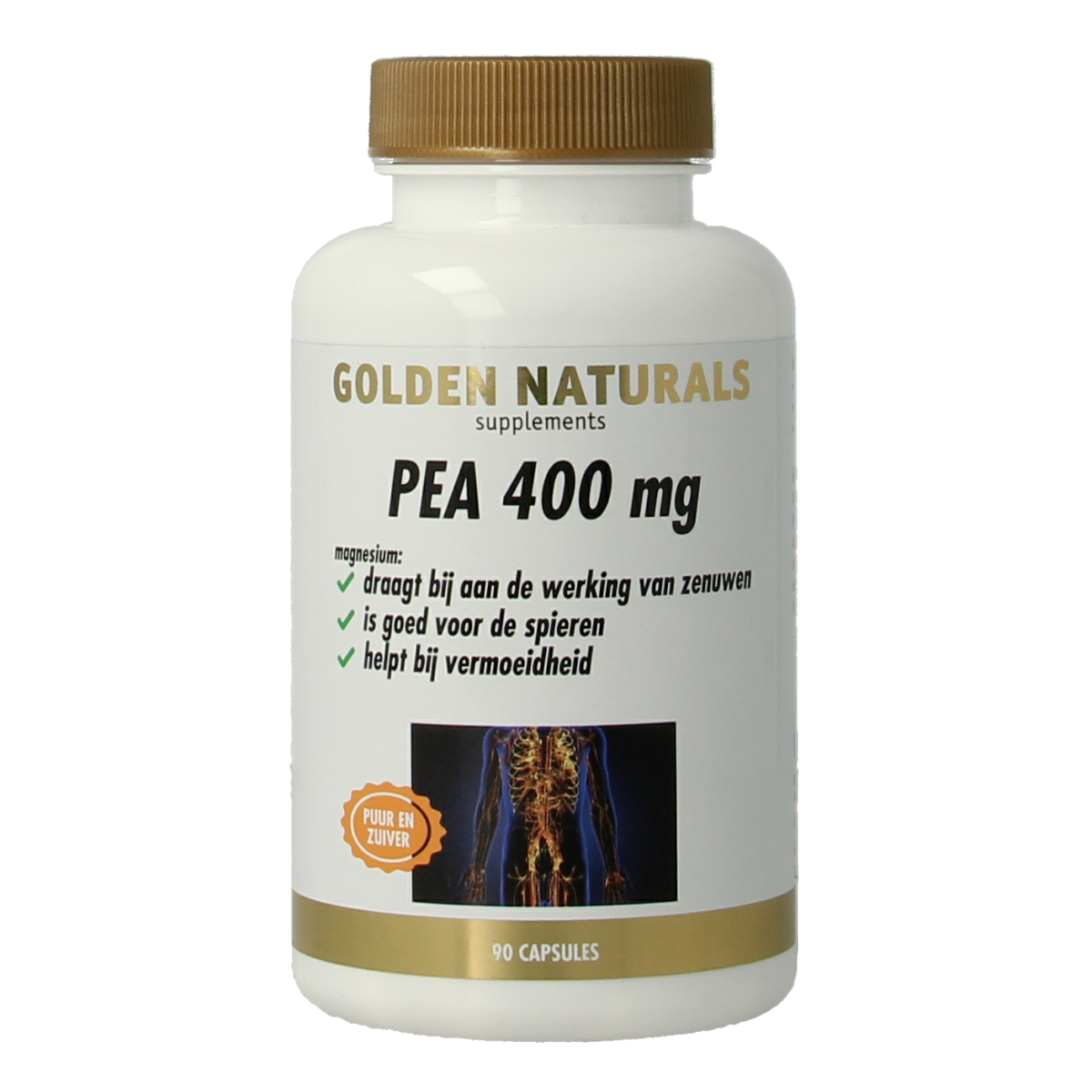 Golden Naturals Pea 400mg 90.00 Vegetarische capsules