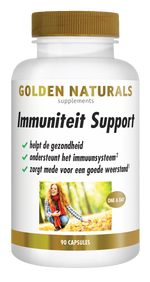 Golden Naturals Immuniteit support 90.00 Vegetarische capsules