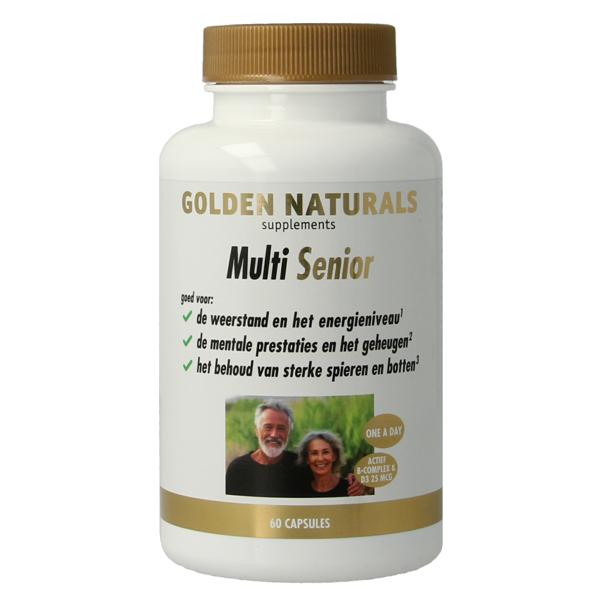 Golden Naturals Multi senior 60.00 Capsules
