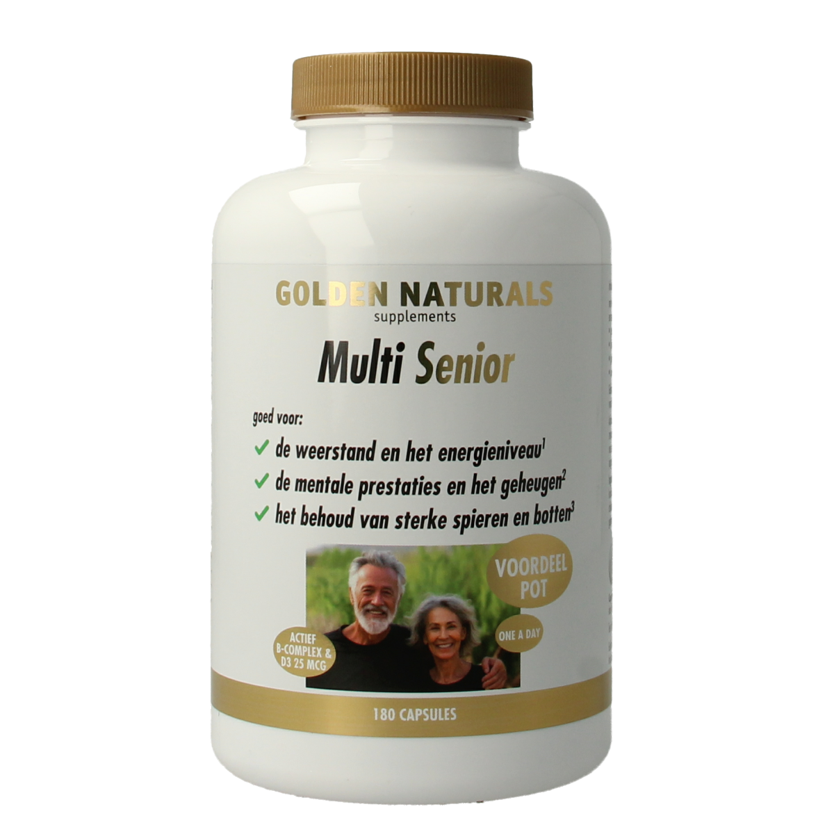Golden Naturals Multi senior 180.00 Capsules