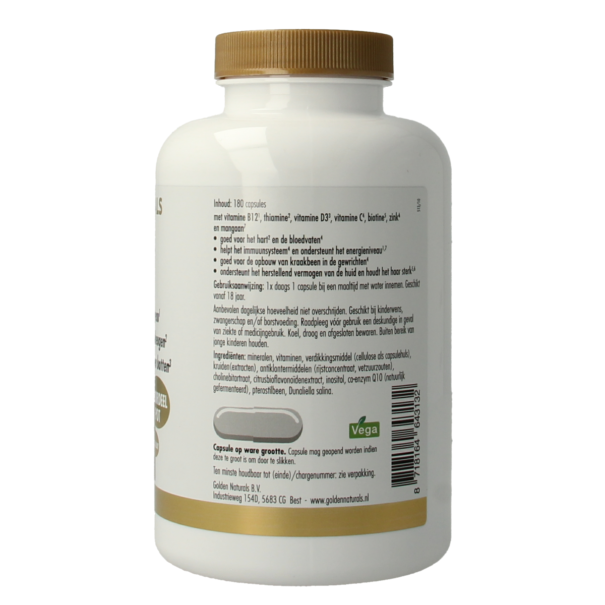 Golden Naturals Multi senior 180.00 Capsules