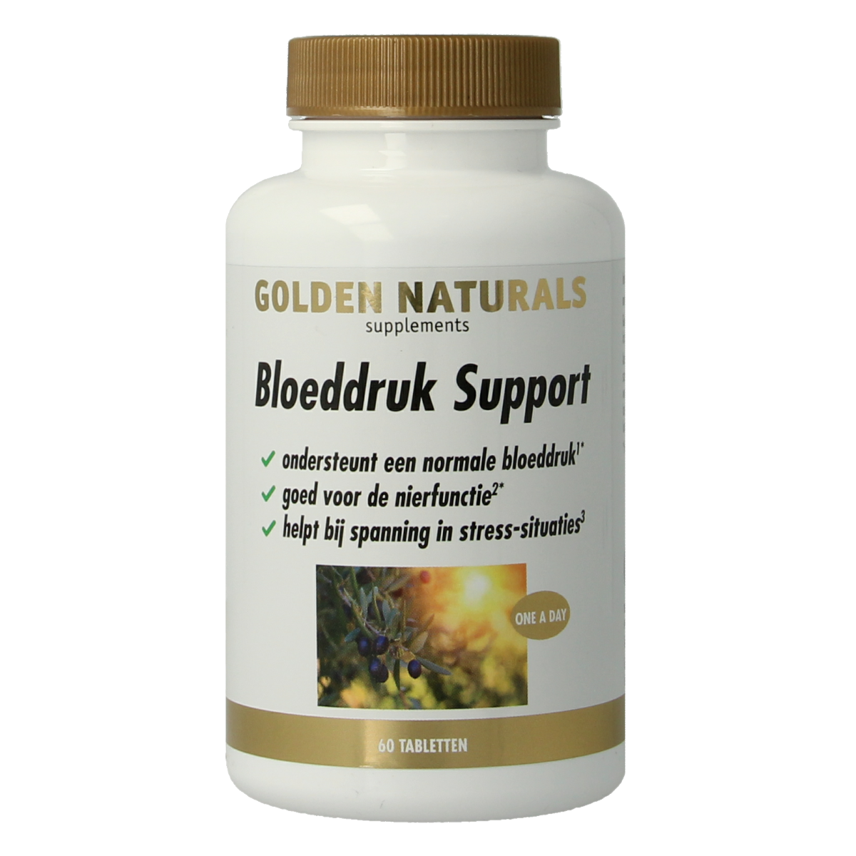 Golden Naturals Bloeddruk support 60.00 Tabletten