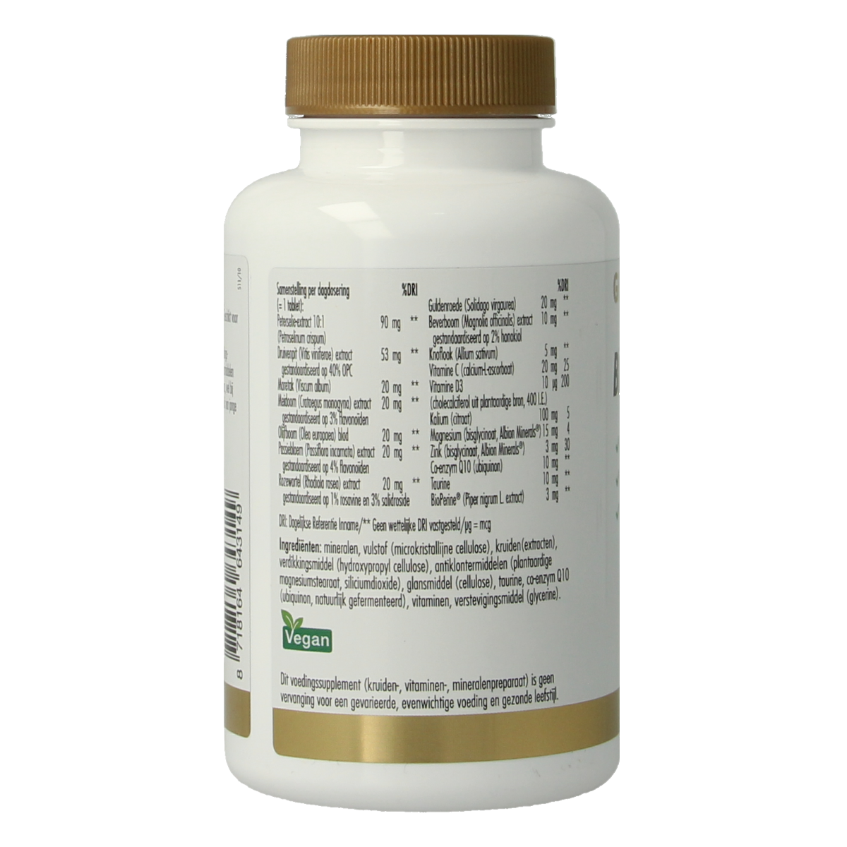 Golden Naturals Bloeddruk support 60.00 Tabletten