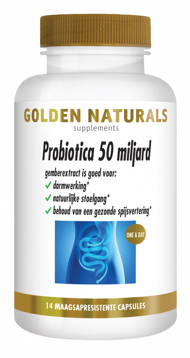 Golden Naturals Probiotica 50 miljard 14.00 Vegetarische capsules