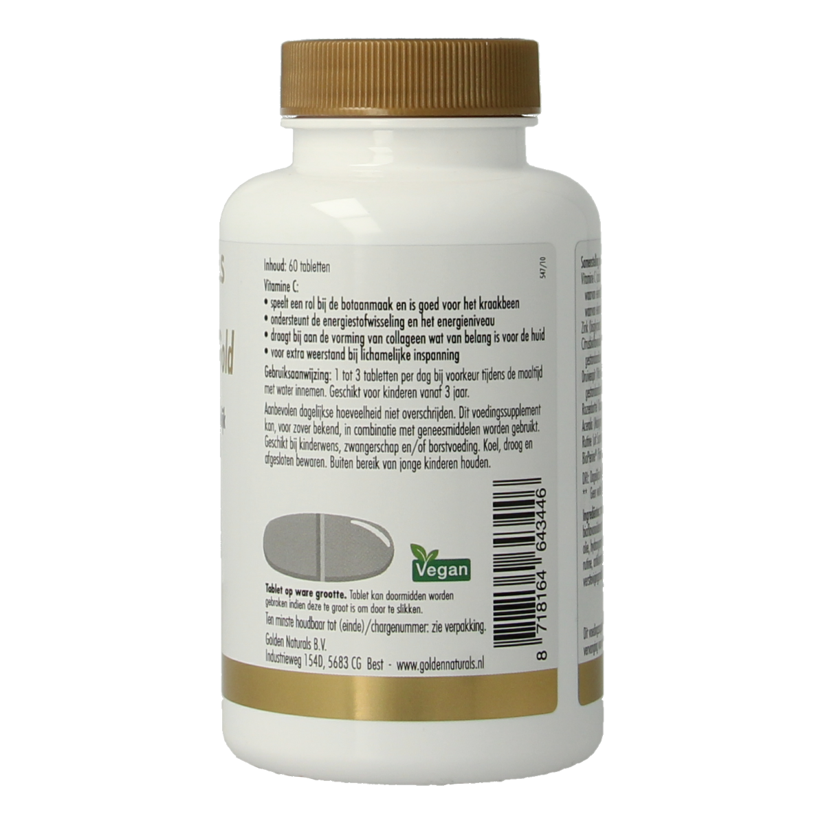 Golden Naturals Vitamine C 1000mg gold 60.00 Tabletten