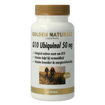 Golden Naturals Q10 Ubiquinol 50mg 60.00 Vegetarische capsules