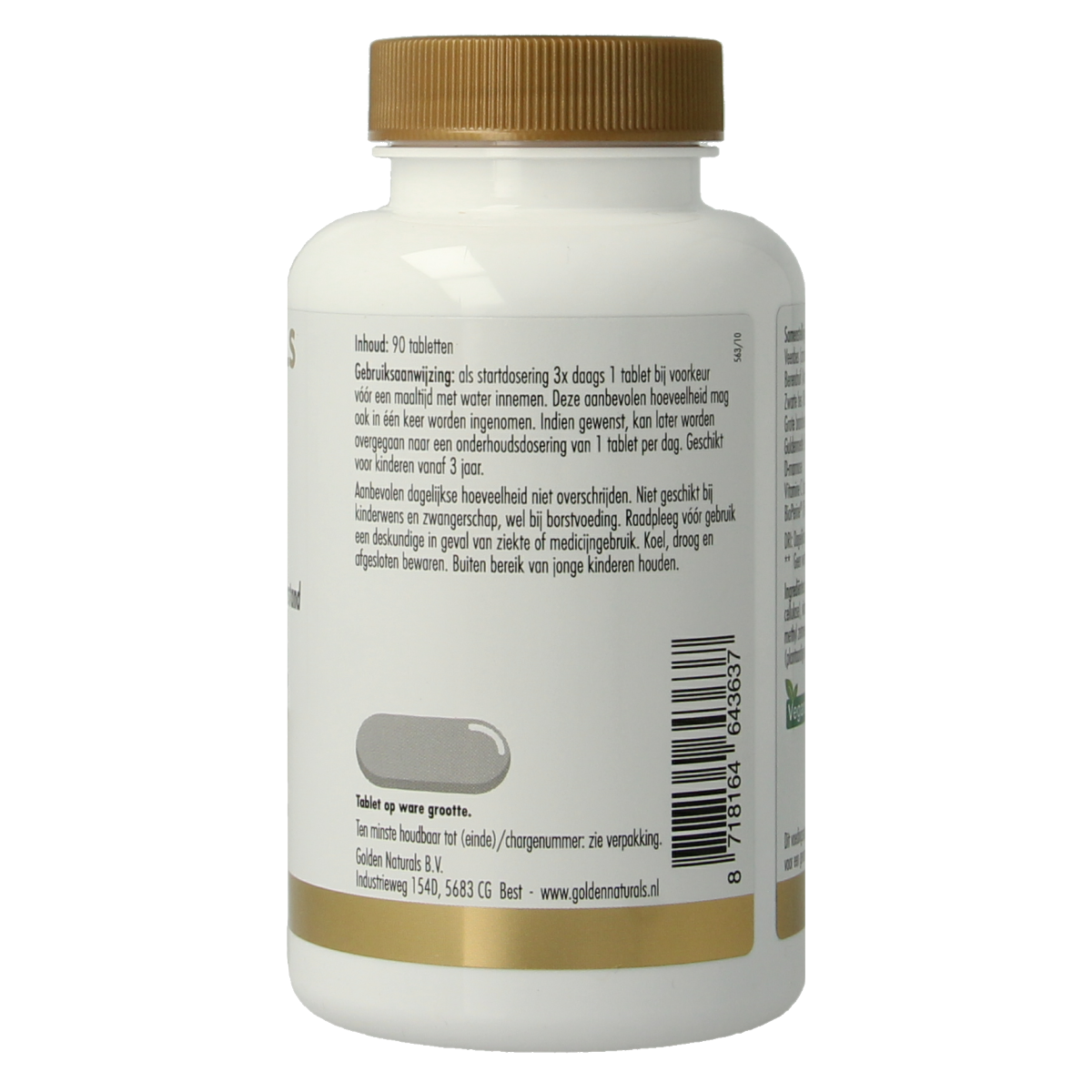 Golden Naturals Cranberry & D-Mannose 90.00 Tabletten