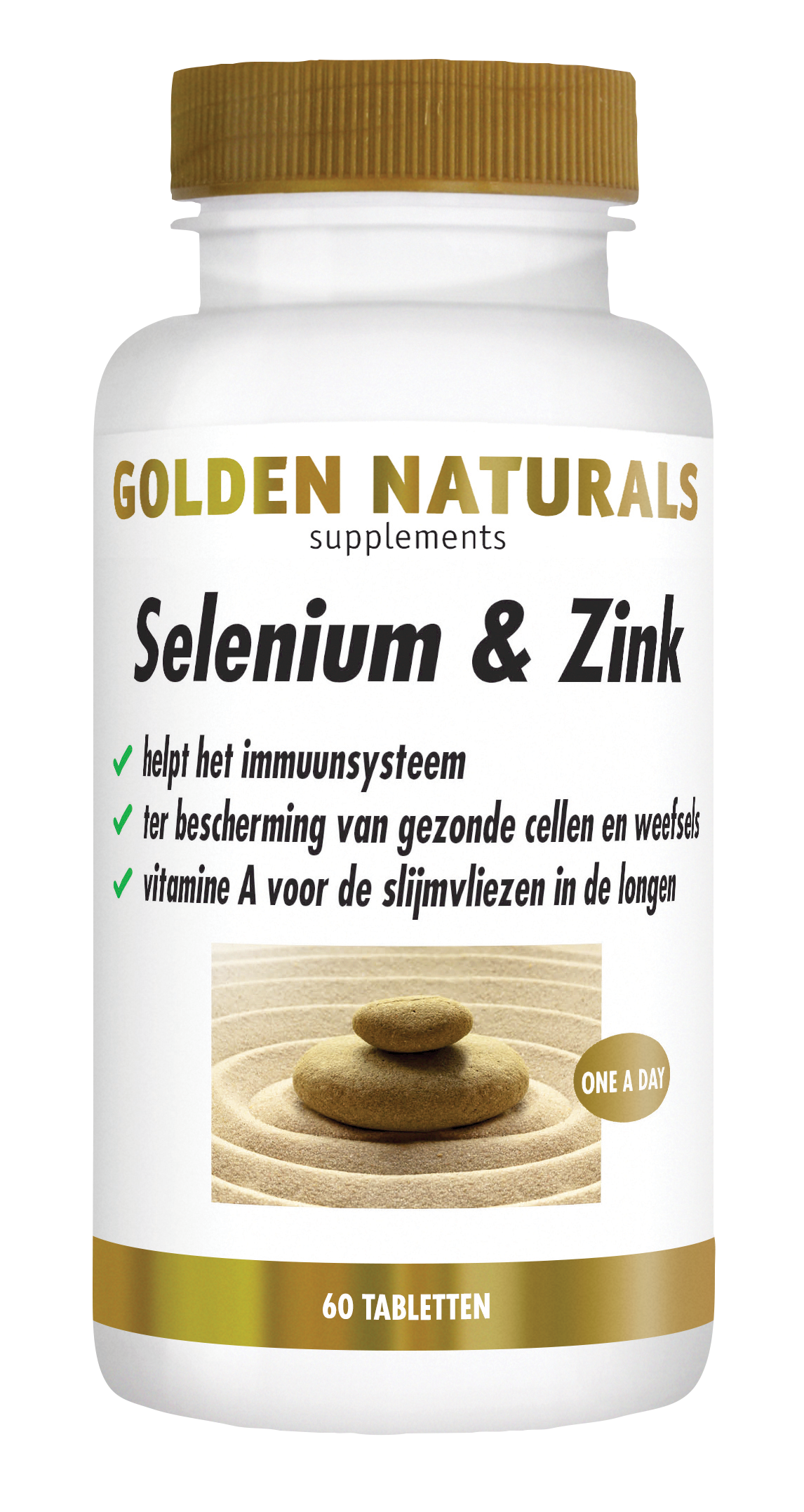 Golden Naturals Selenium & zink 60.00 Tabletten