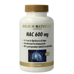 Golden Naturals NAC 600mg 90.00 Capsules
