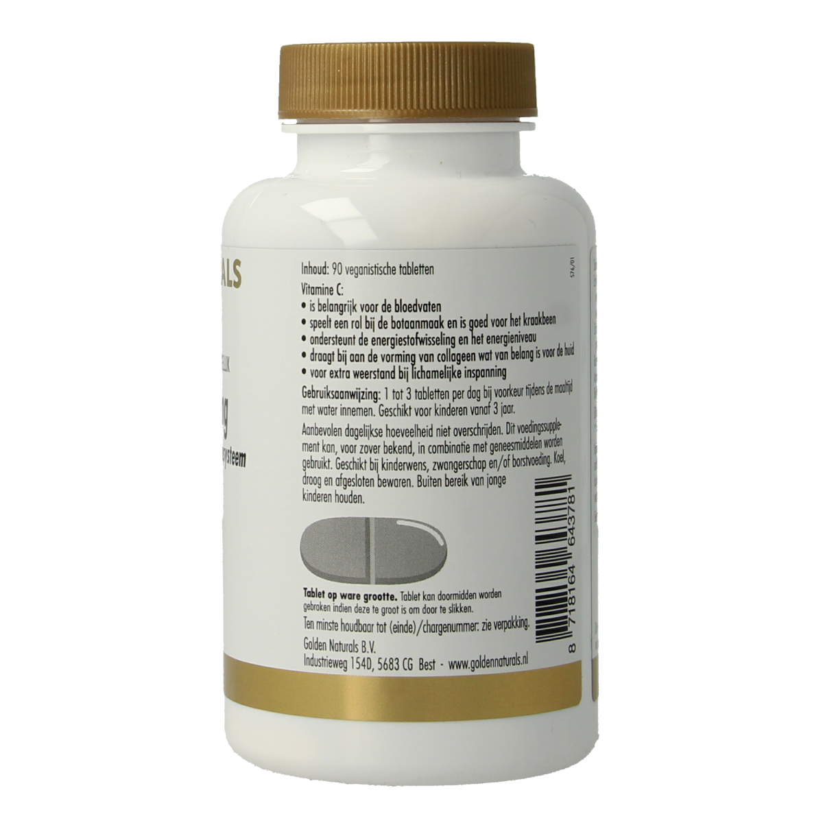 Golden Naturals Ester C 1000mg 90.00 Tabletten