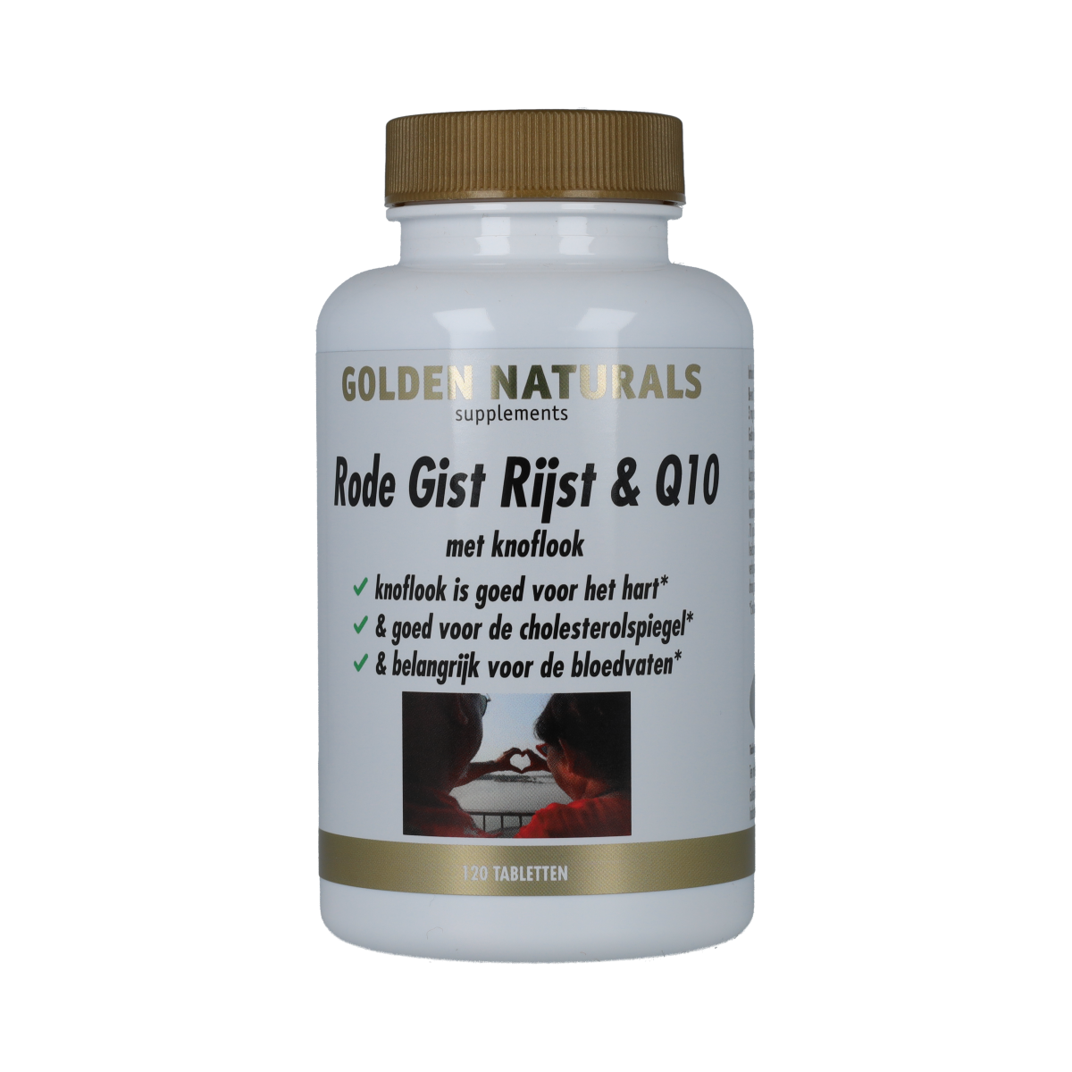 Golden Naturals Rode gist rijst & Q10 120.00 Tabletten