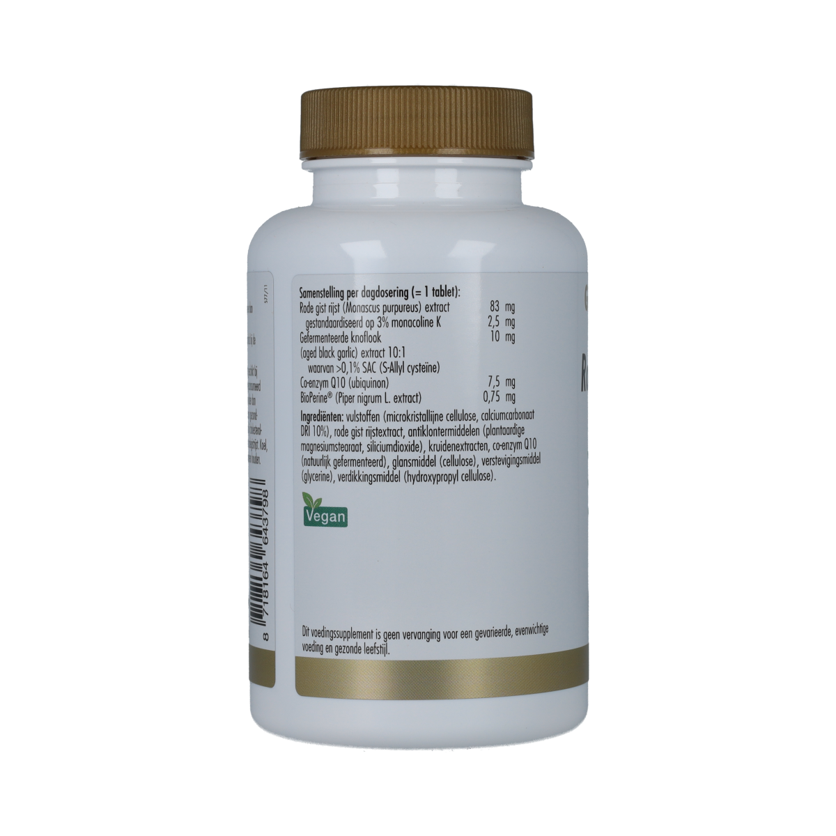 Golden Naturals Rode gist rijst & Q10 120.00 Tabletten