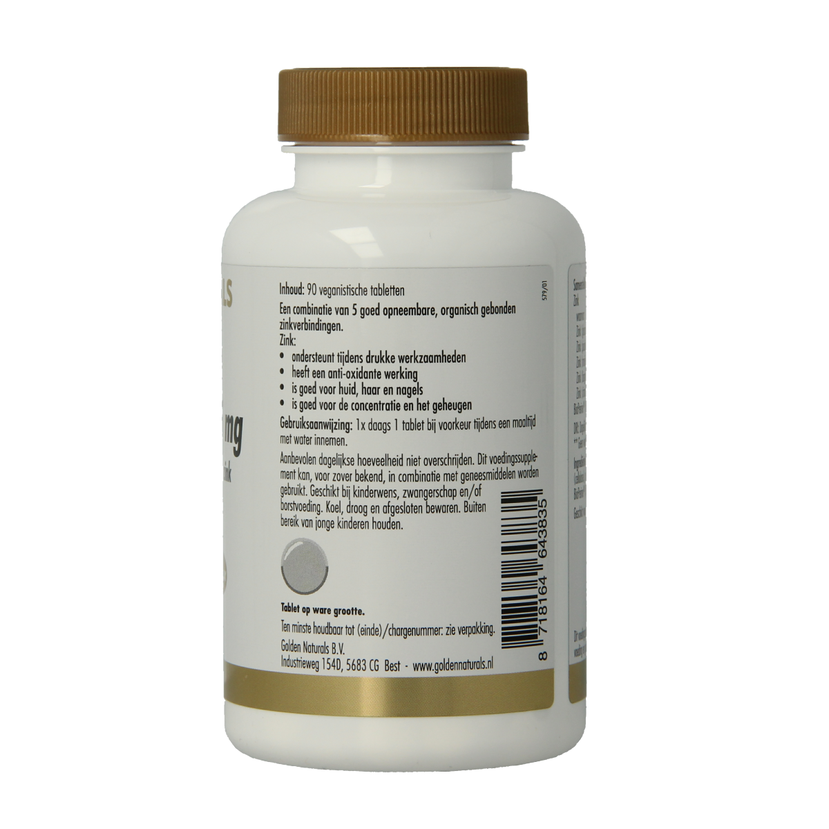 Golden Naturals Multiple zink 25mg 90.00 Tabletten