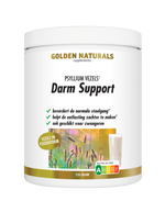 Golden Naturals Darm support psyllium vezels 250.00 Gram