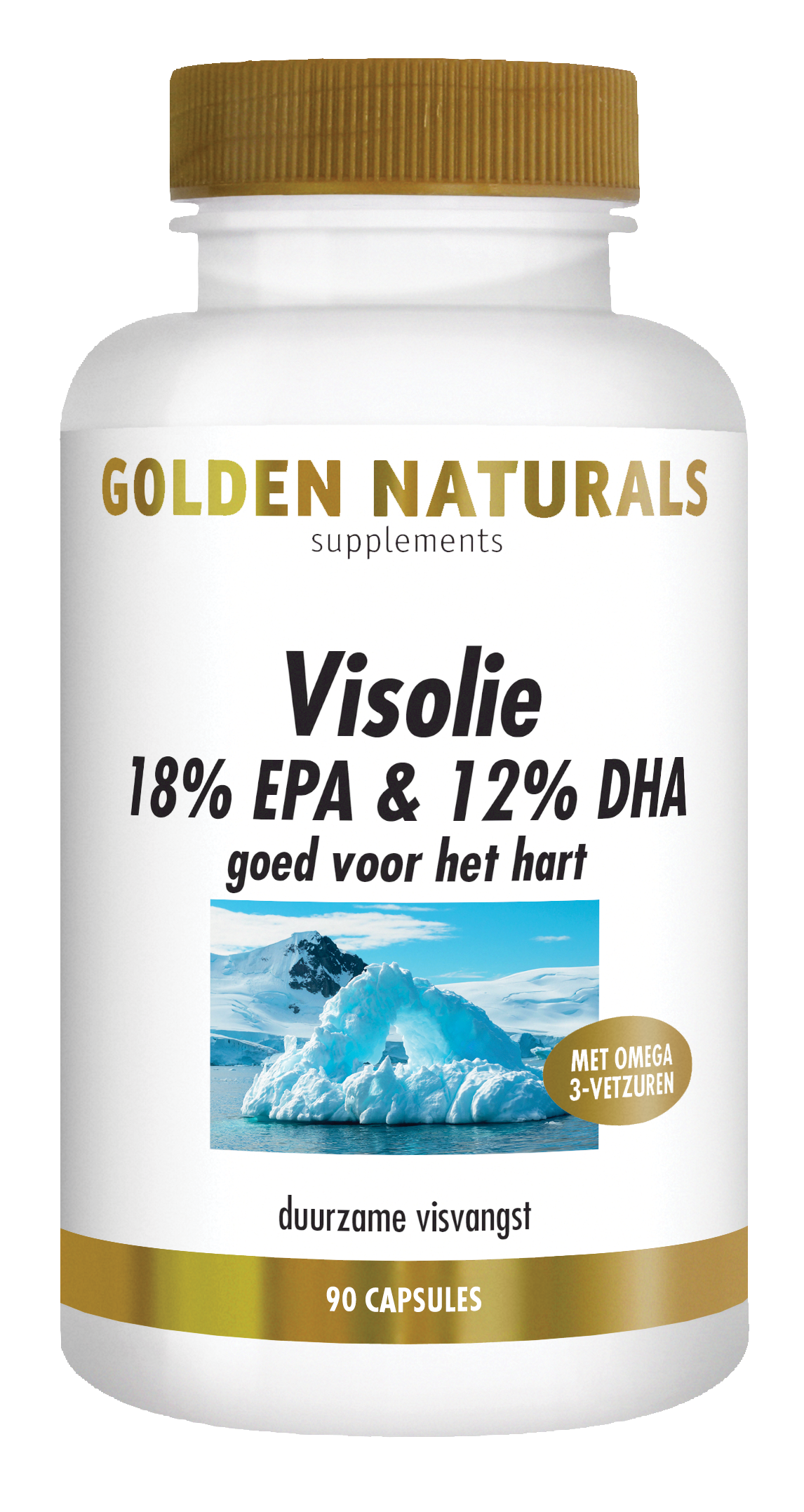 Golden Naturals Visolie 18% EPA & 12% DHA 90.00 Softgels