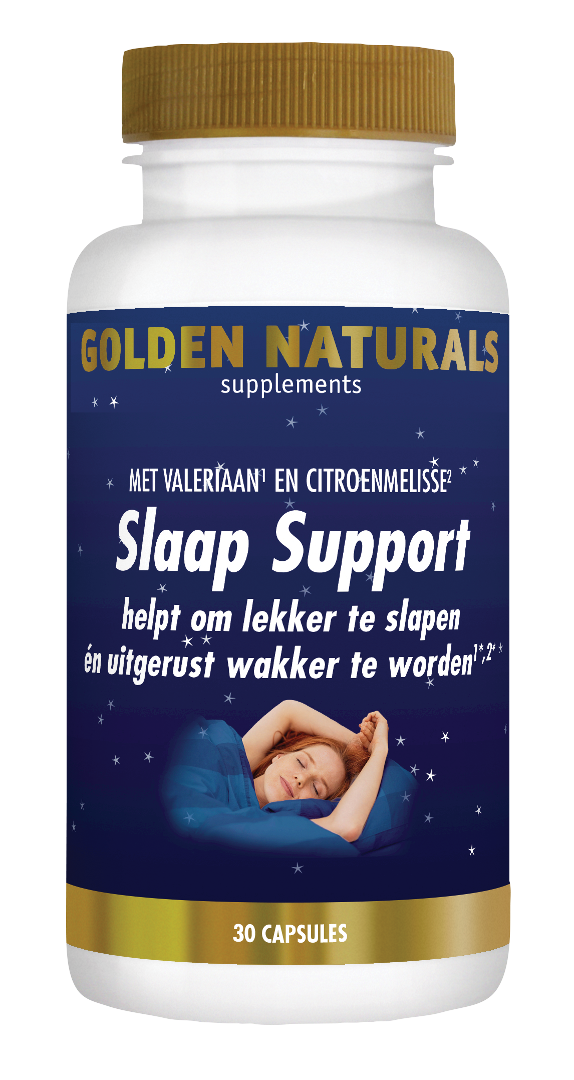 Golden Naturals Slaap support 30.00 Capsules