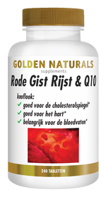 Golden Naturals Rode gist rijst & Q10 240.00 Tabletten
