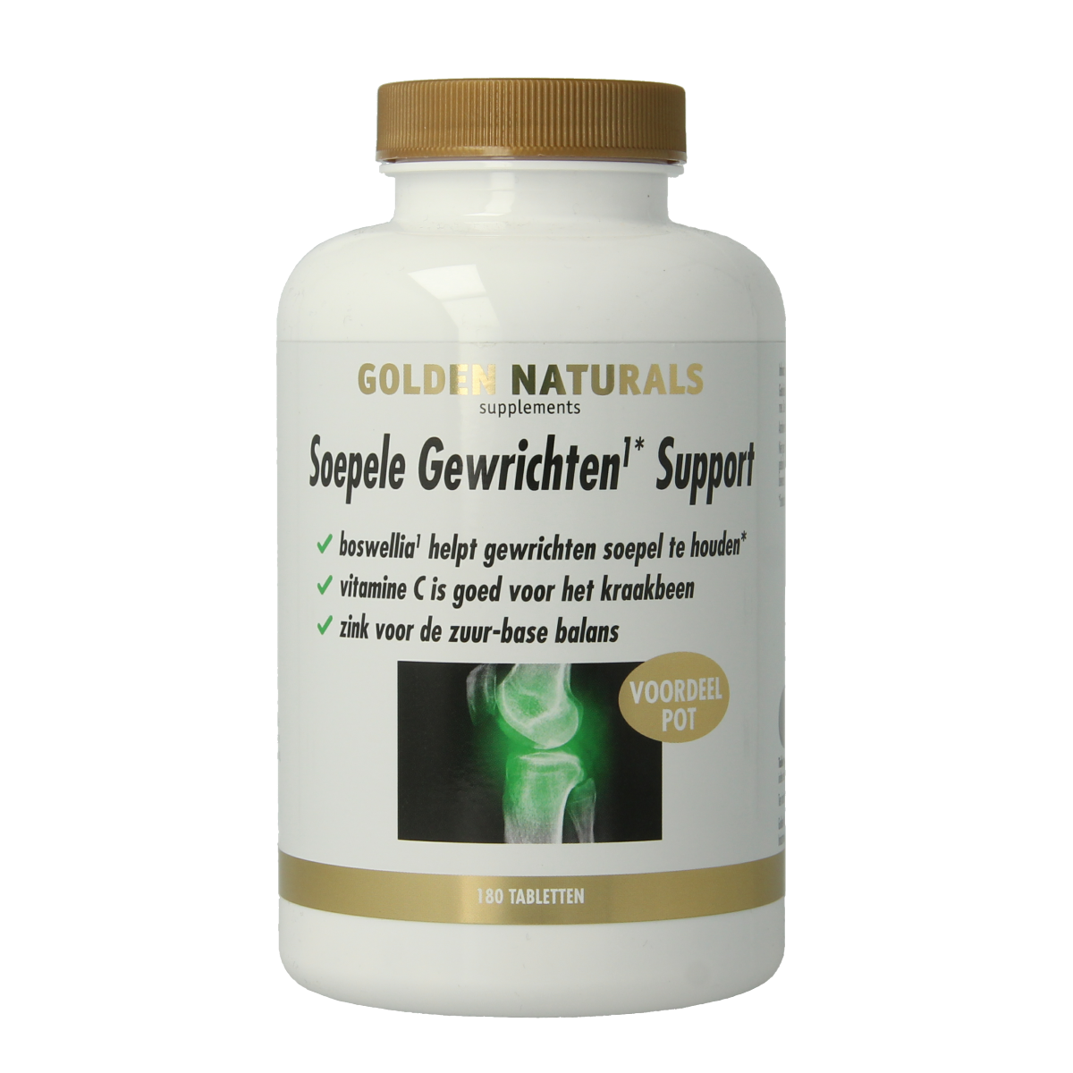 Golden Naturals Soepele gewrichten support 180.00 Tabletten