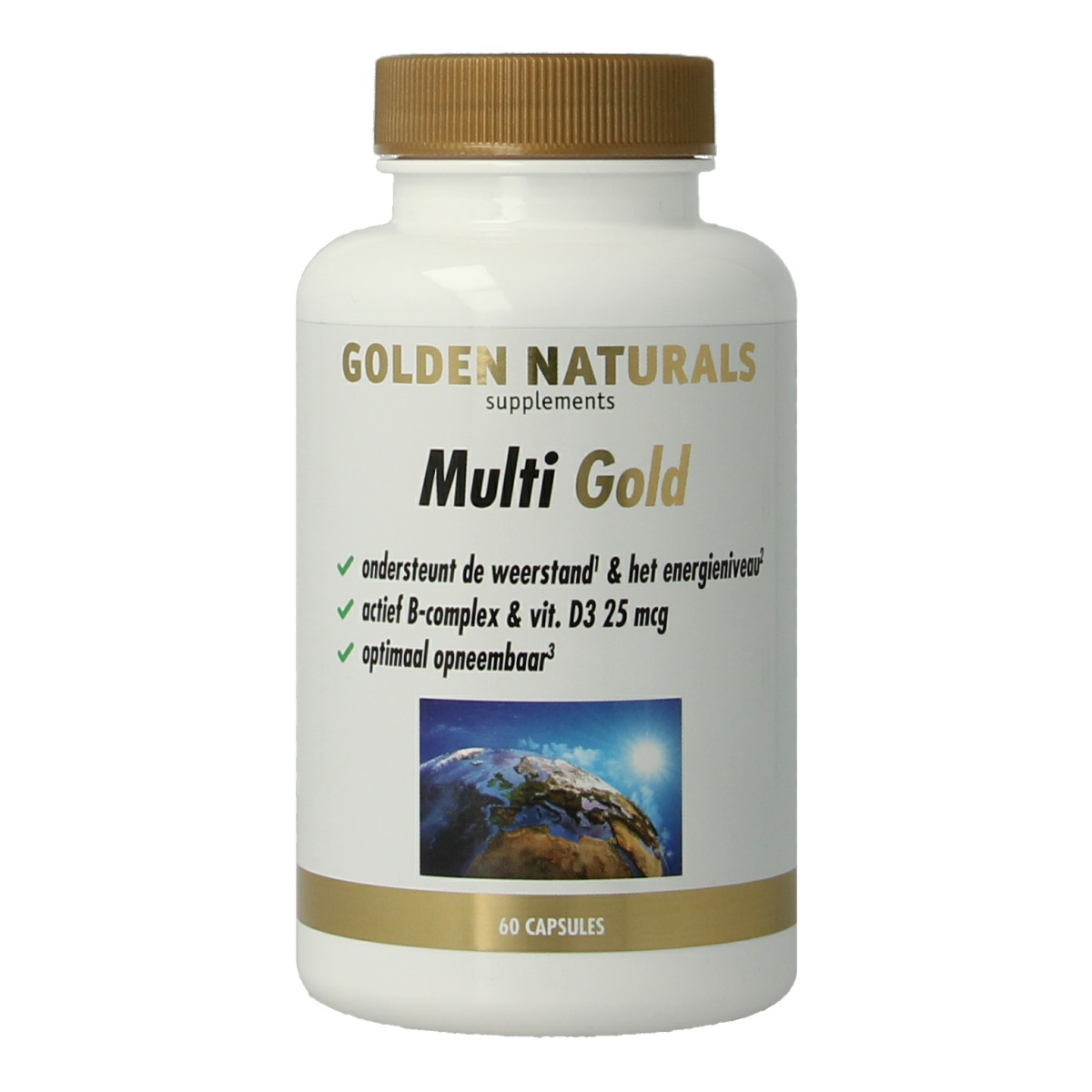 Golden Naturals Multi gold 60.00 Vegetarische capsules