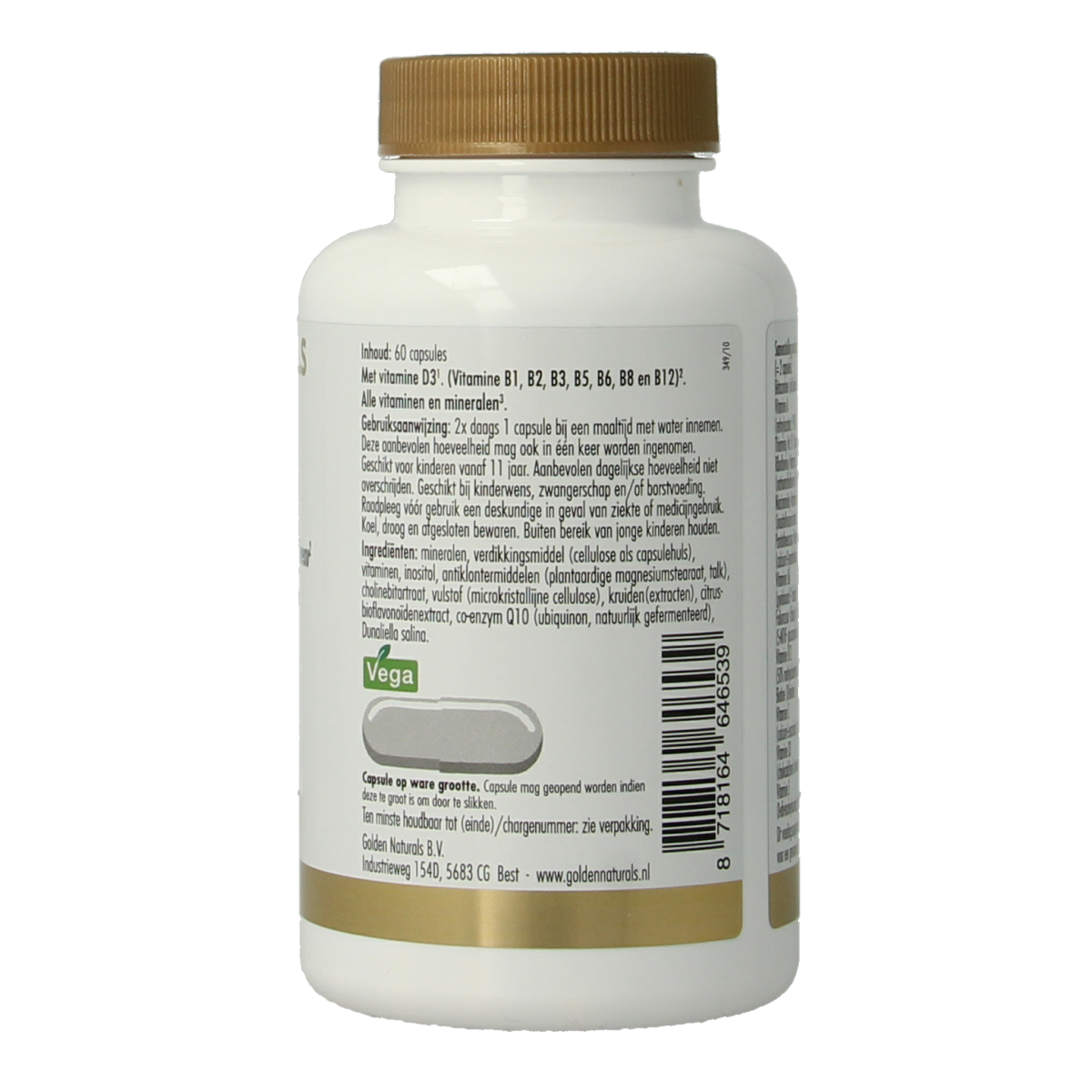 Golden Naturals Multi gold 60.00 Vegetarische capsules