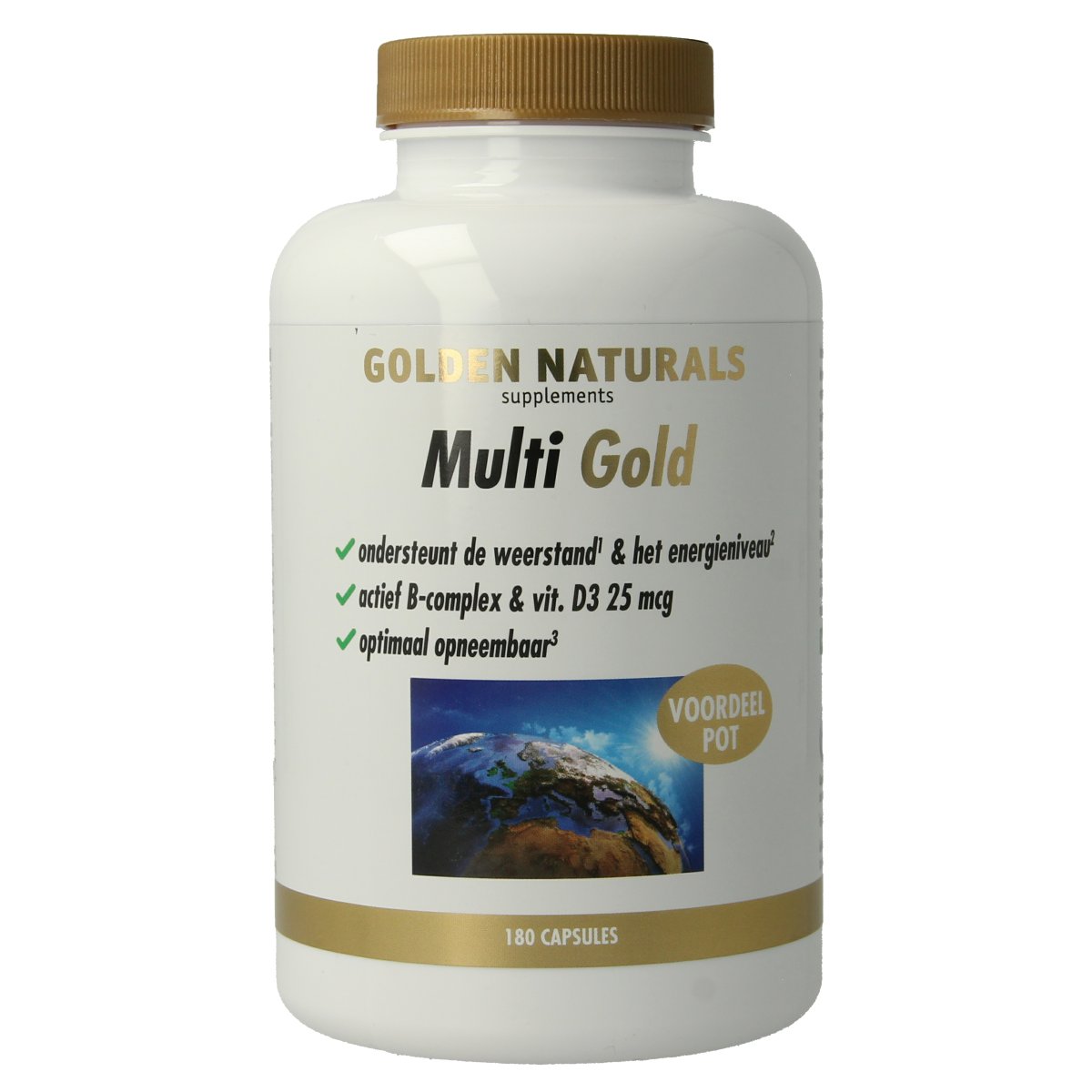 Golden Naturals Multi gold 180.00 Vegetarische capsules