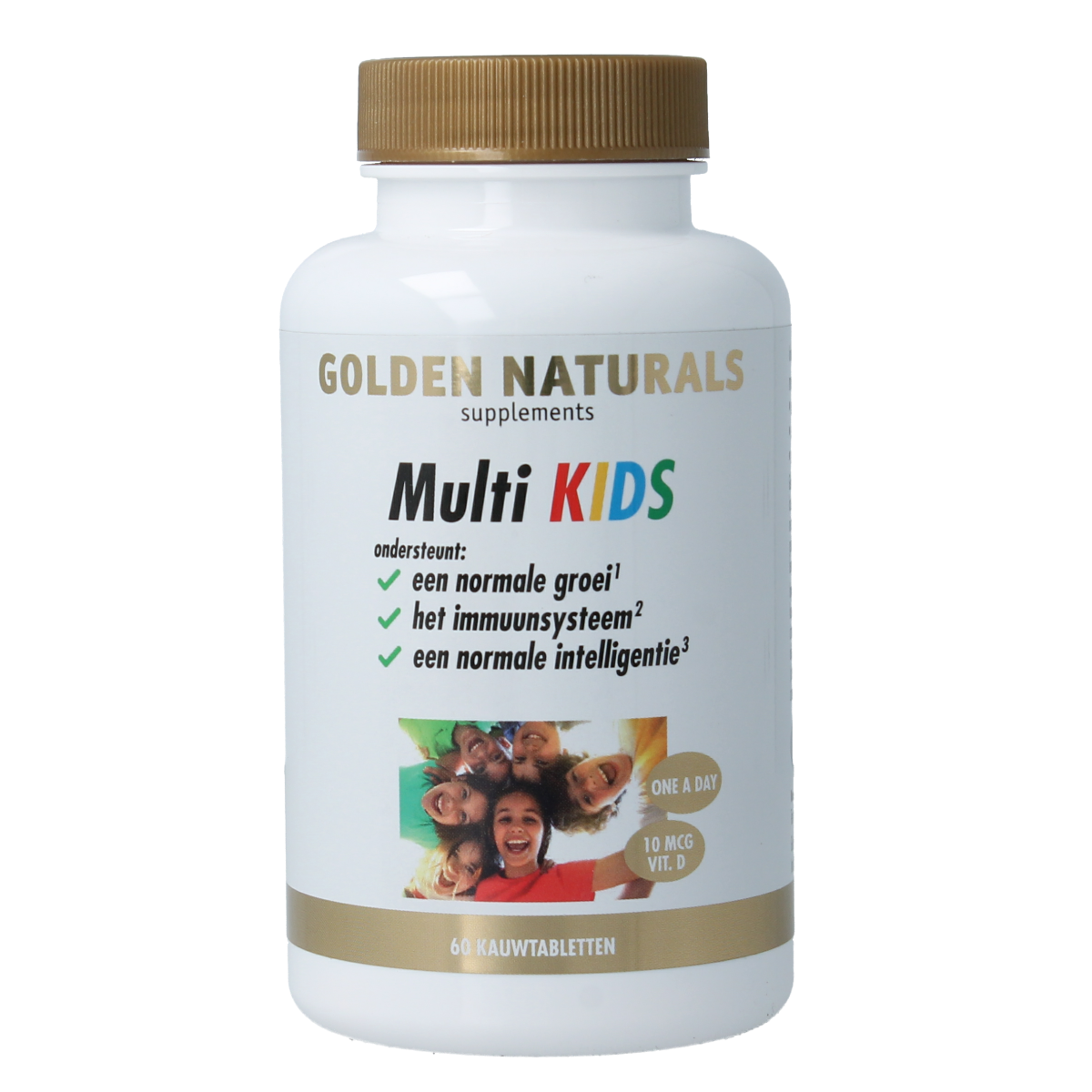 Golden Naturals Multi kids 60.00 Kauwtabletten