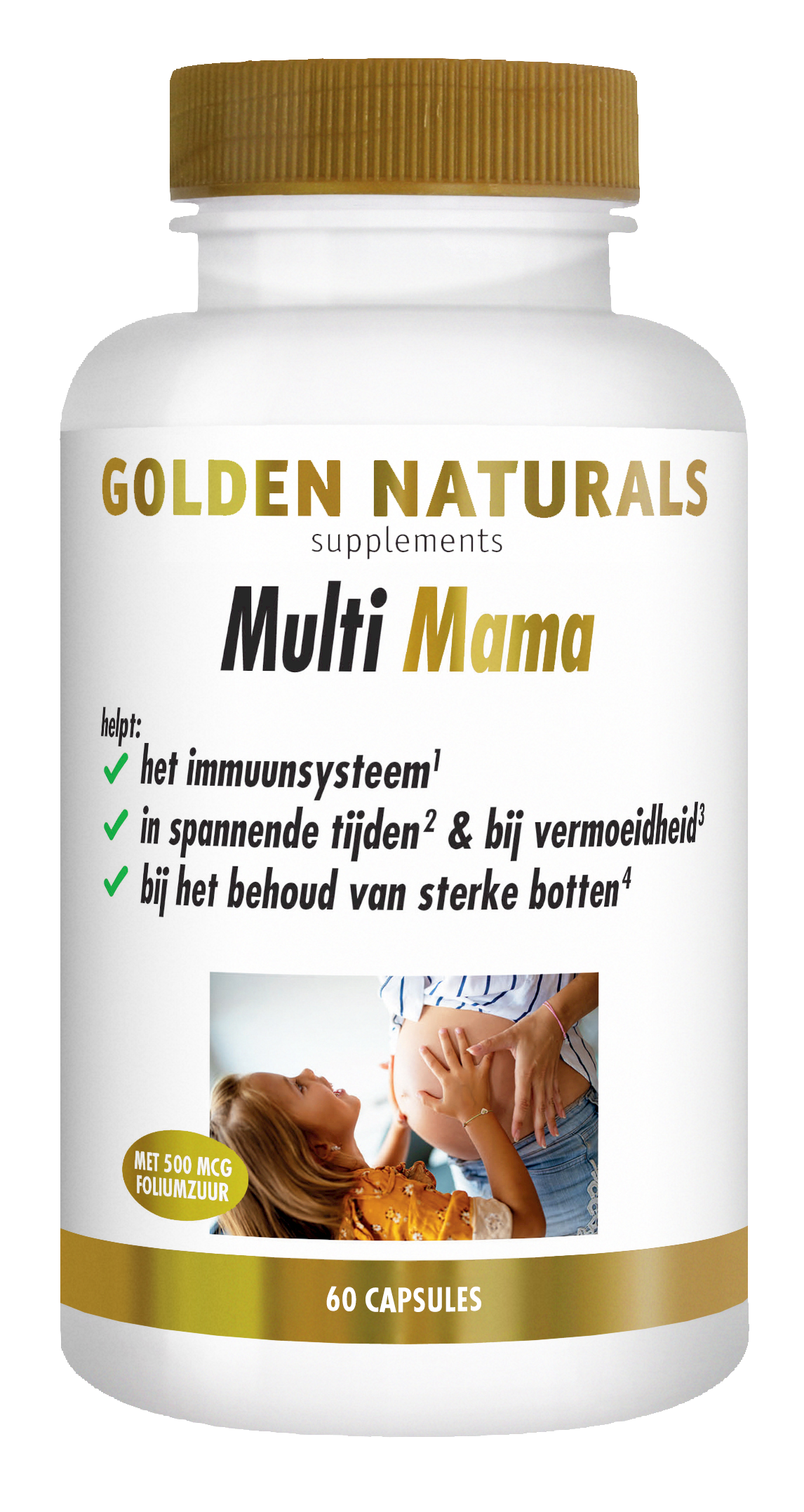 Golden Naturals Multi mama 60.00 Vegetarische capsules
