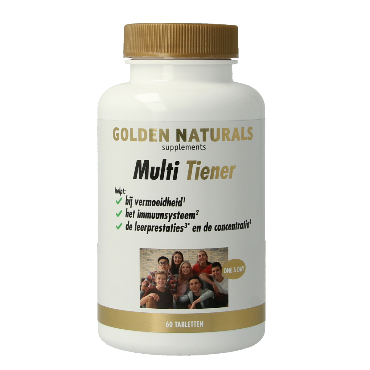 Golden Naturals Multi tiener 60.00 Tabletten