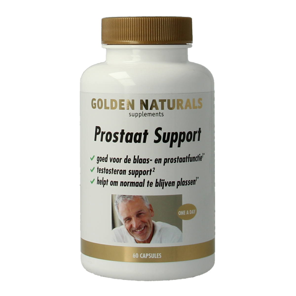 Golden Naturals Prostaat support 60.00 Capsules