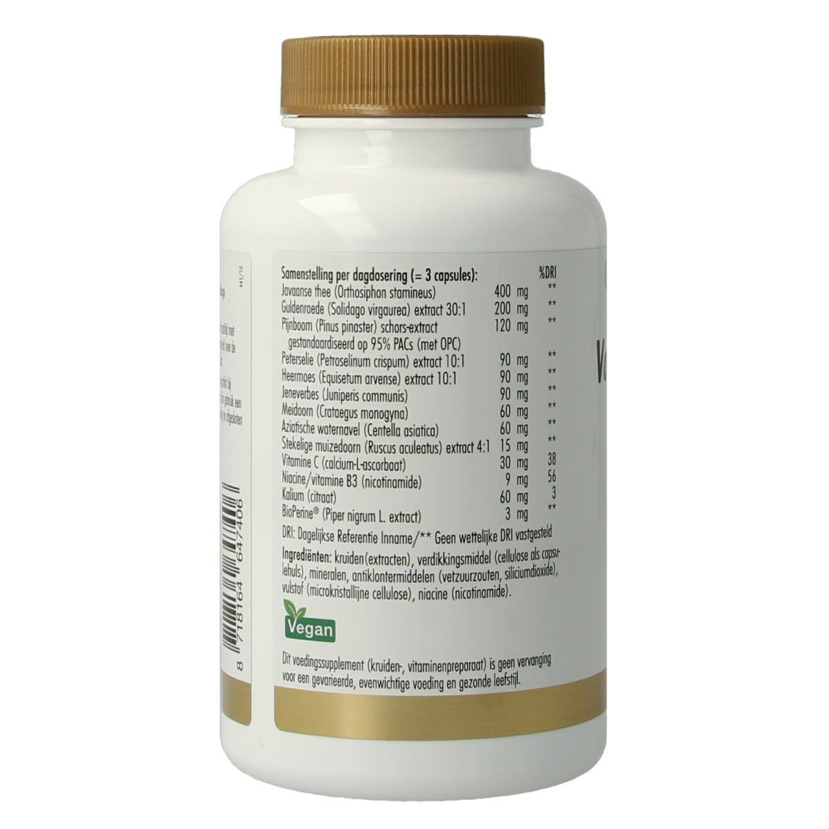 Golden Naturals Vocht & doorbloeding 60.00 Capsules