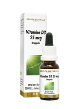 Golden Naturals Vitamine D3 25mcg druppels 20.00 Milliliter